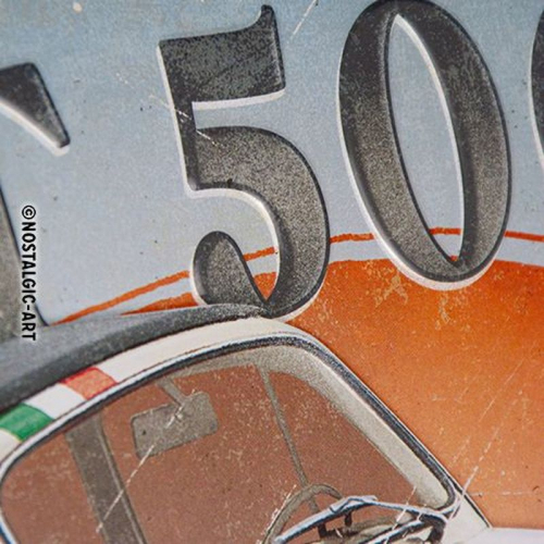 Blechschild Fiat Streifen 2